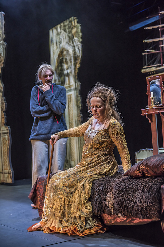 Vaimoni, Casanova. Kuvassa Antti Lahti ja Seija Pitkänen. Tampereen teatterikesä. Kuva: Sami Tirkkonen.