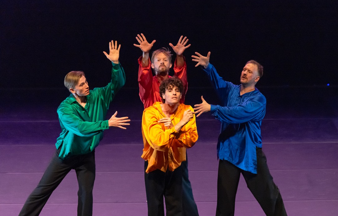 Carmen?! Kuvassa Vilhelm Bjerser, Eemu Äikiö, Samuele Ninci ja Eero Vesterinen. Kuva: Niko Puumalainen.