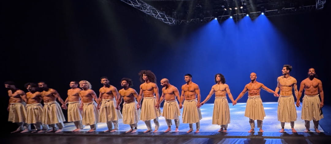 What The Day Owes To The Night. Loppuaplodeissa Compagnie Hervé Koubi.