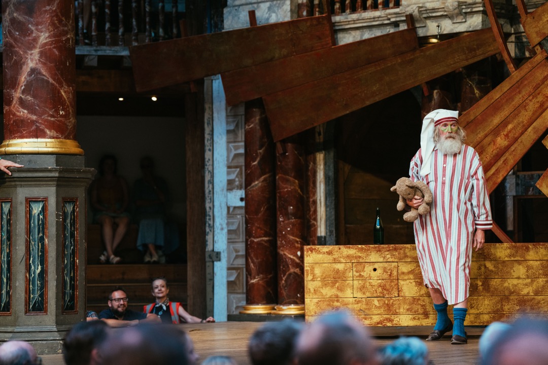 Twelfth Night. Kuvassa Pearce Quigley (Malvolio). Kuva: Helen Murray.